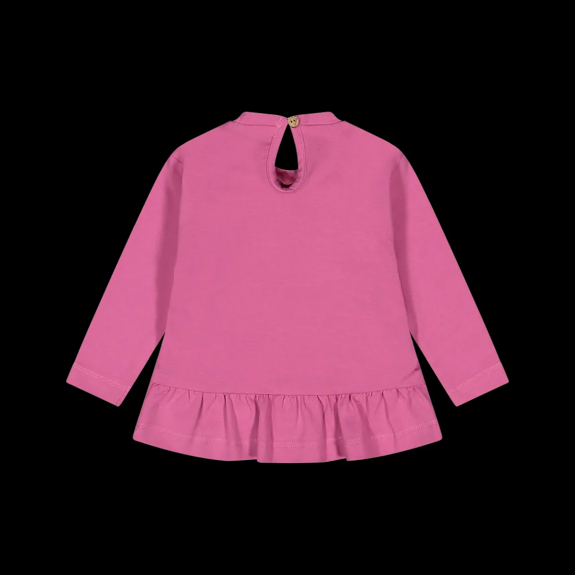T-shirt manica lunga bambina in jersey elasticizzato
