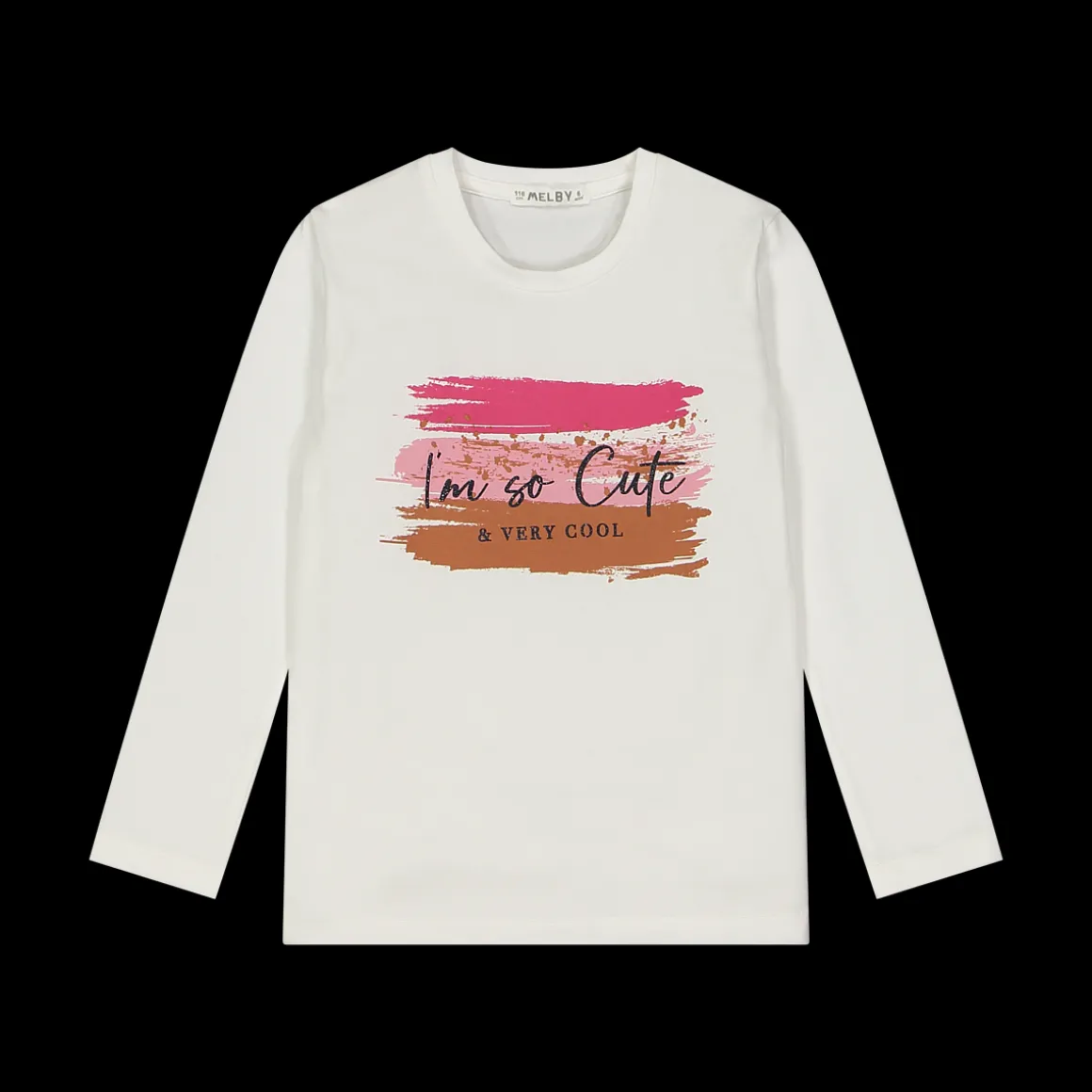 T-shirt manica lunga con stampa bambina