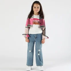 T-shirt manica lunga con stampa bambina