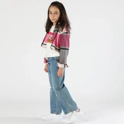 T-shirt manica lunga con stampa bambina