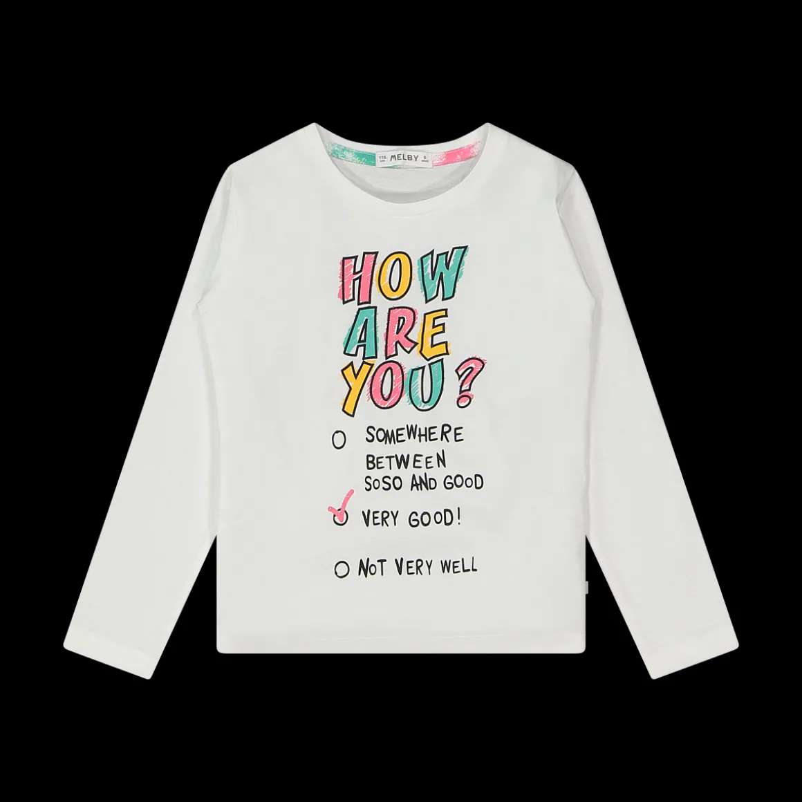 T-shirt manica lunga da bambina