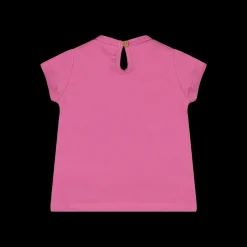 T-shirt maniche corte in jersey elasticizzato bambina