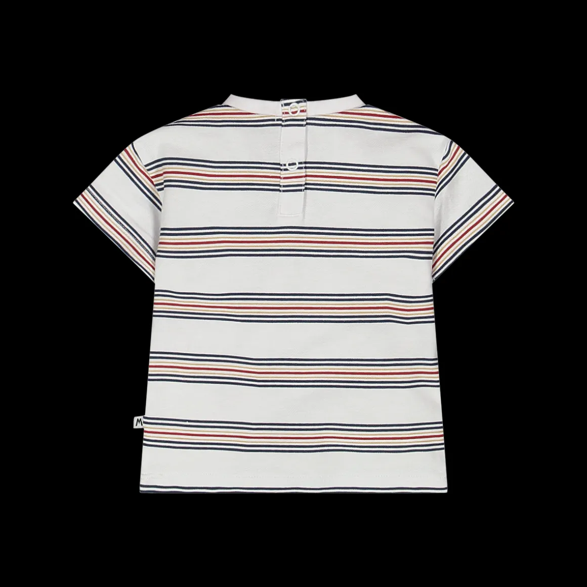 T-shirt rigata con taschino per bambino
