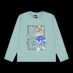 T-shirt Sonic a maniche lunghe per bambino