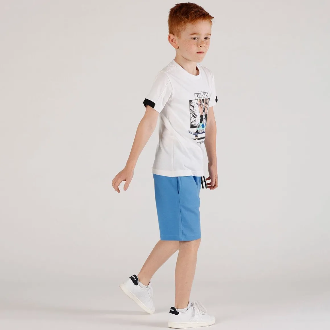T-shirt stampa Skater da bambino