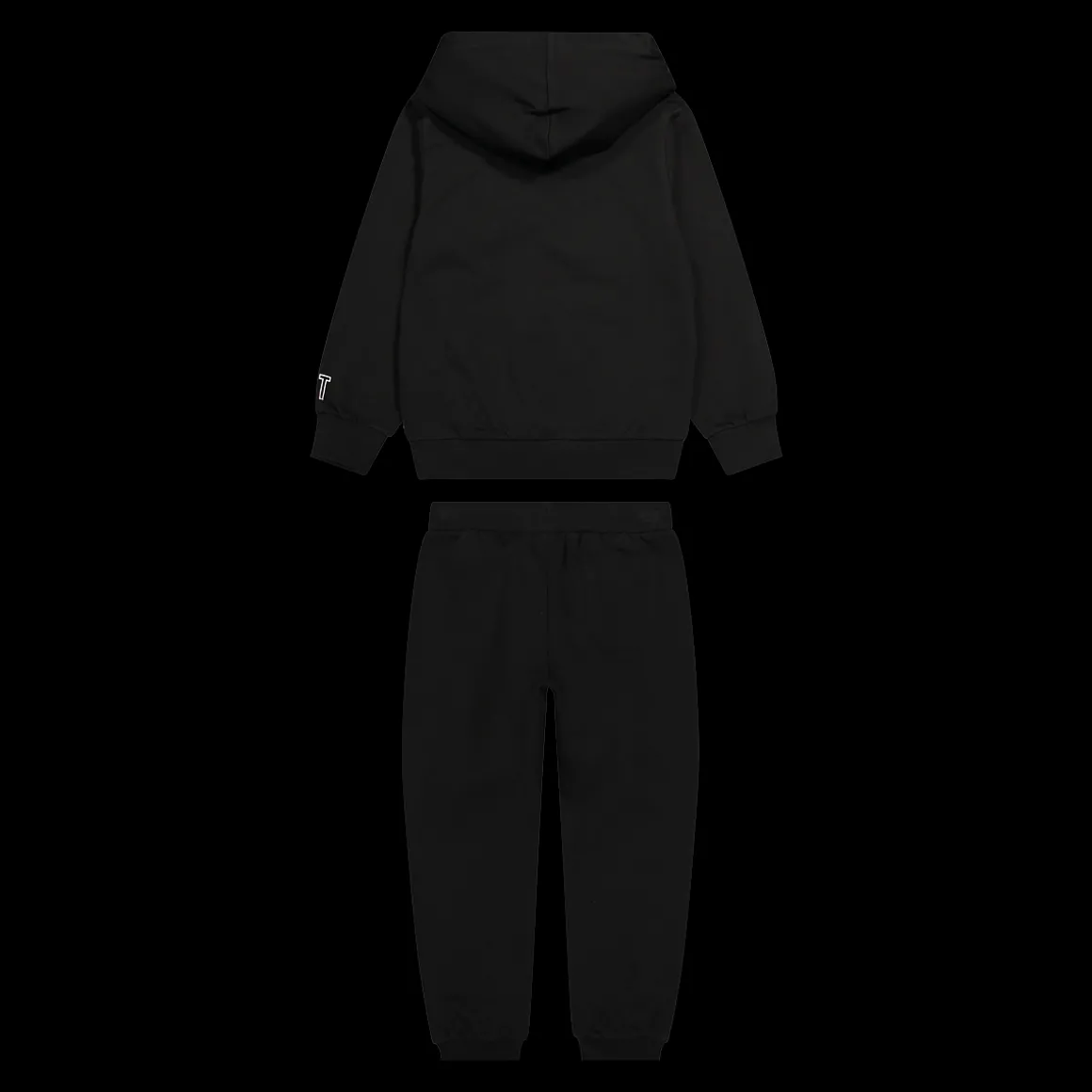 Tuta color nero con cappuccio da bambino