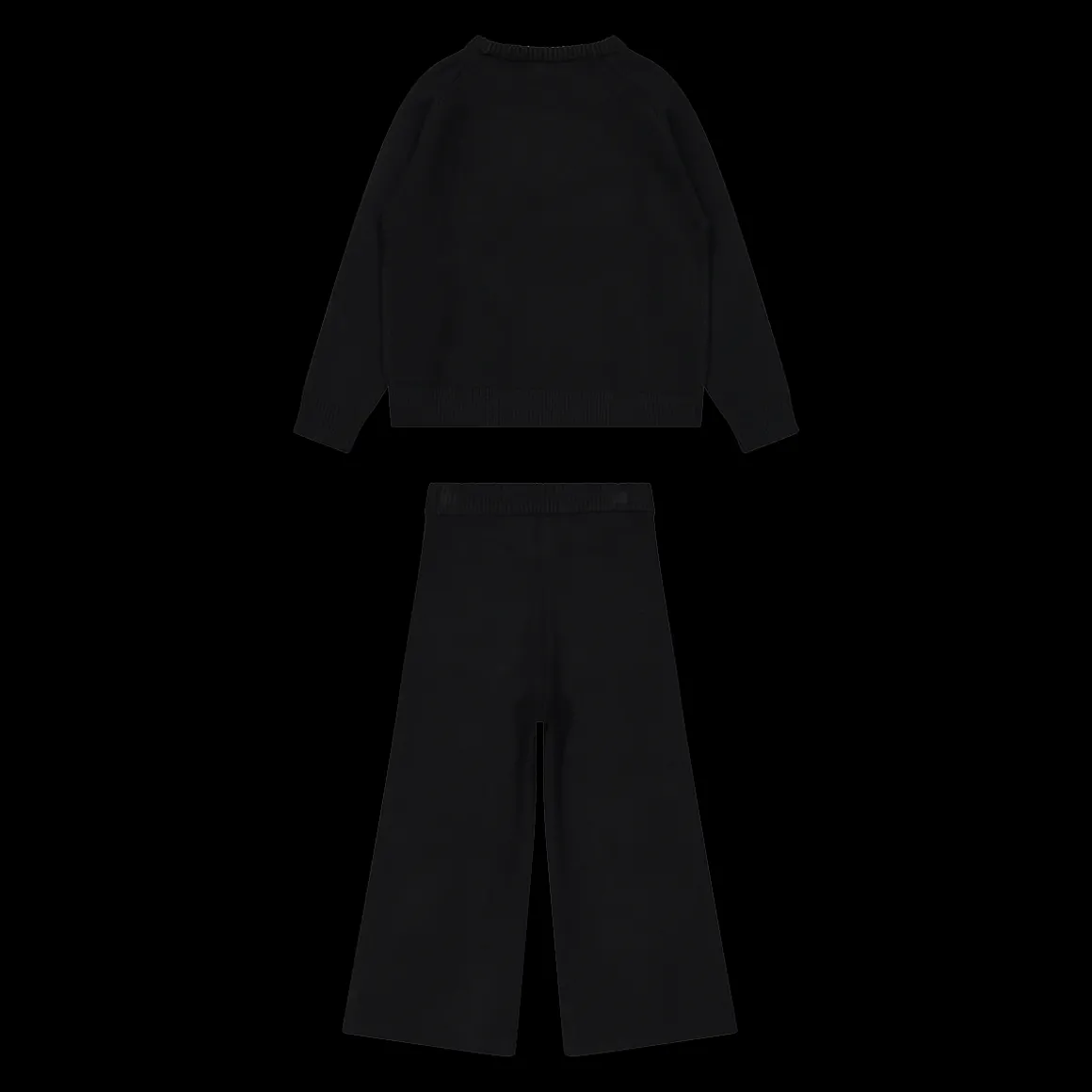 Tuta elegante in tricot per bambina