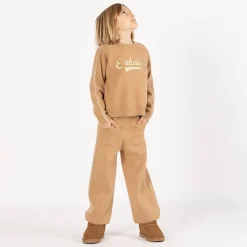 Tuta elegante in tricot per bambina