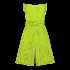 Tuta in chiffon con cintura