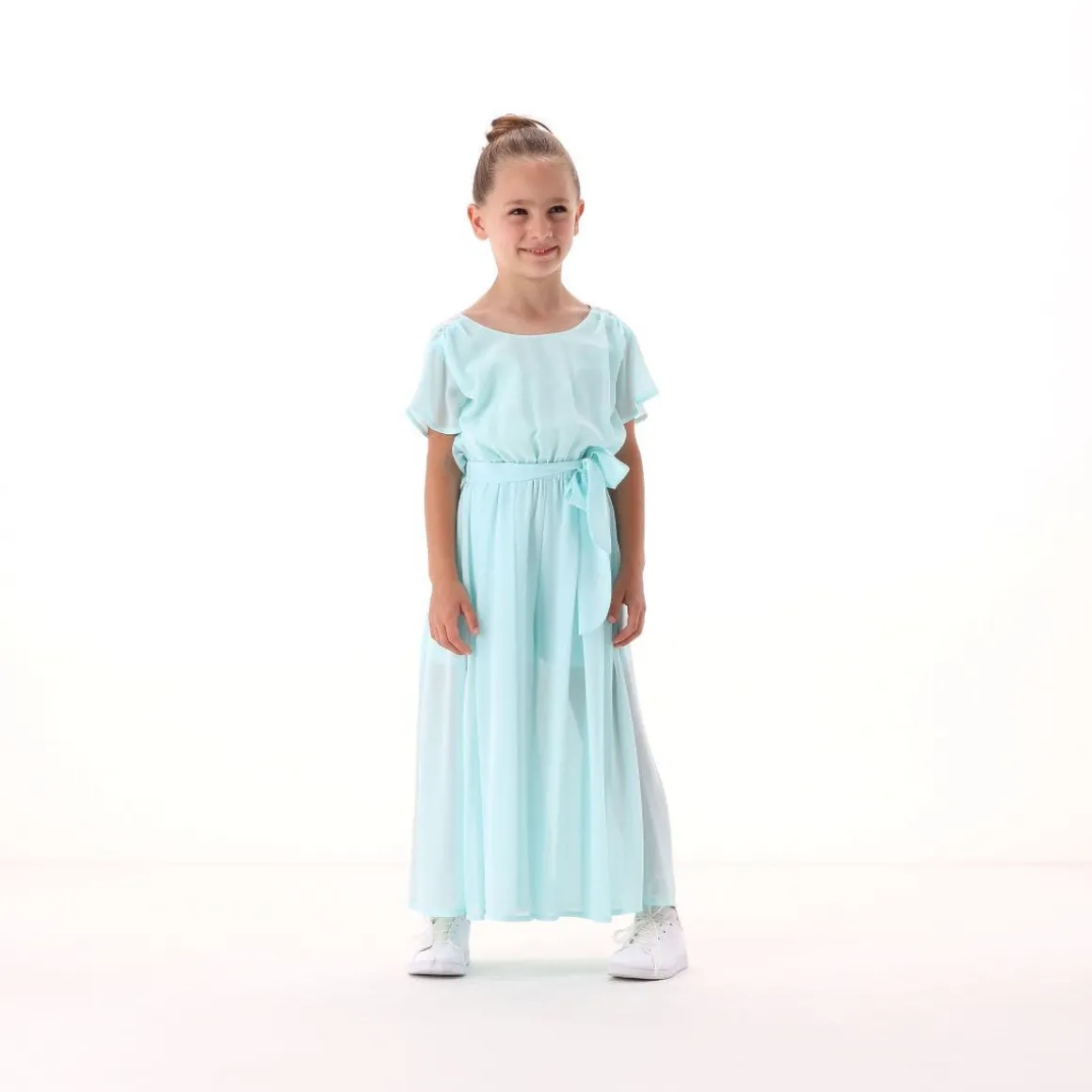 Tuta in chiffon per bambina