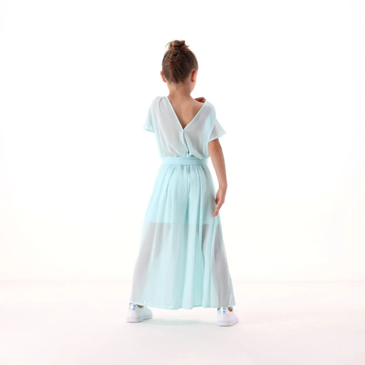 Tuta in chiffon per bambina