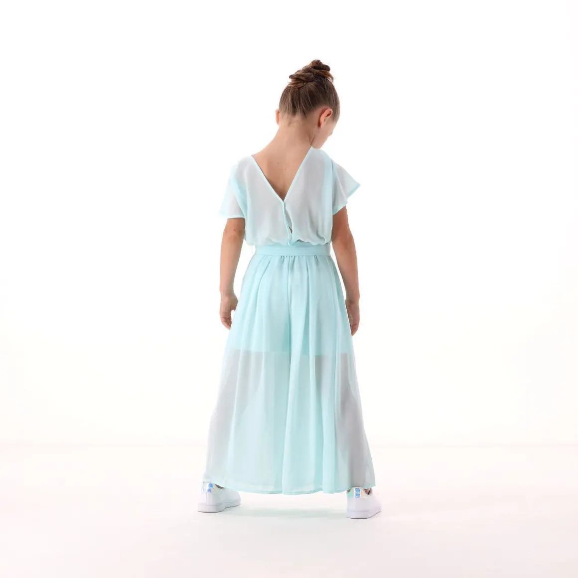 Tuta in chiffon per bambina
