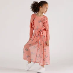 Tuta in creponne stampato bambina