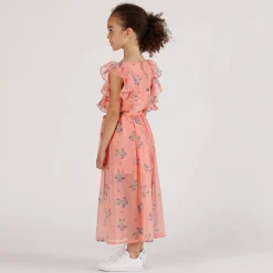 Tuta in creponne stampato bambina