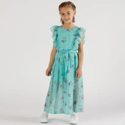Tuta in creponne stampato bambina