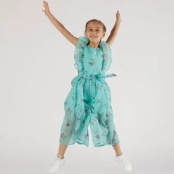 Tuta in creponne stampato bambina