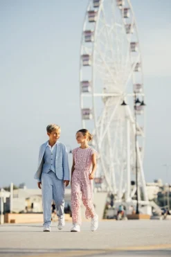 Tuta in pizzo per bambina