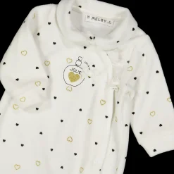 Tutina ciniglia con profumo ricamato neonata