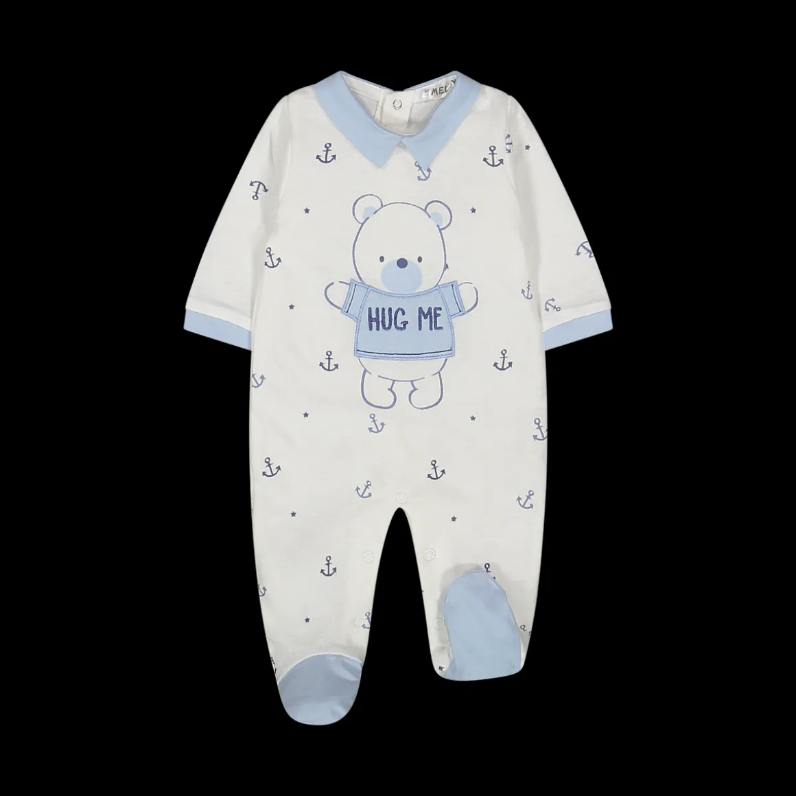 Tutina con ancorette da neonato