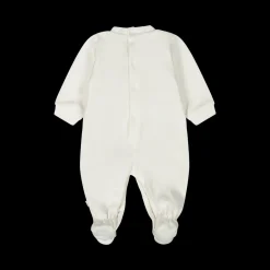 Tutina con piede in ciniglia misto cotone bio unisex