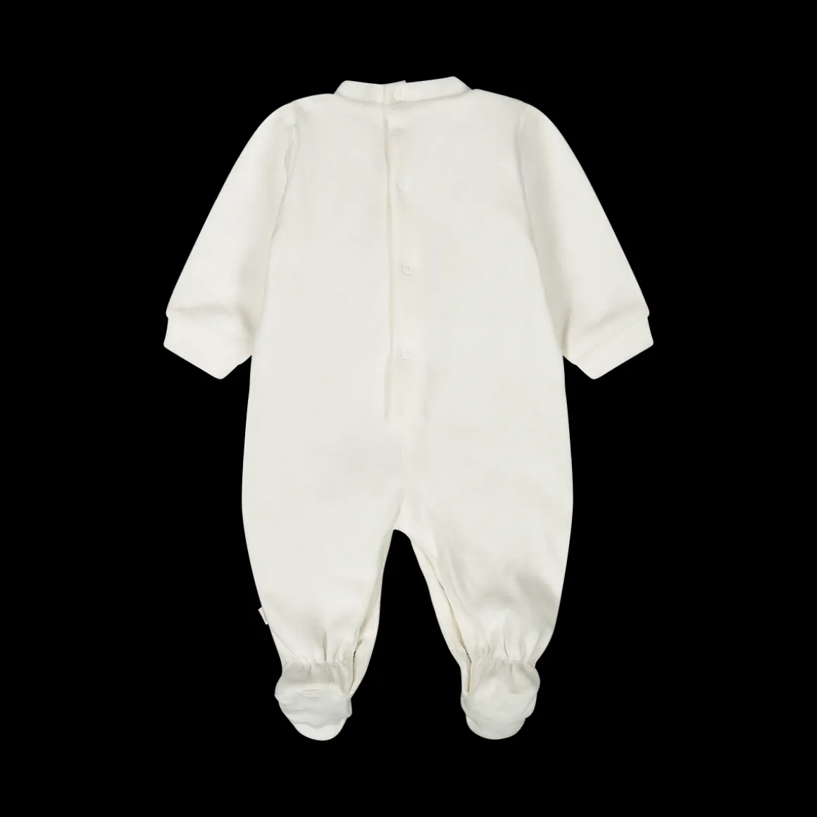 Tutina con piede in ciniglia misto cotone bio unisex