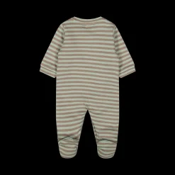 Tutina con piede in cotone bio per neonato