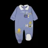Tutina con piedini e colletto da neonato