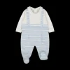 Tutina con salopette da neonato