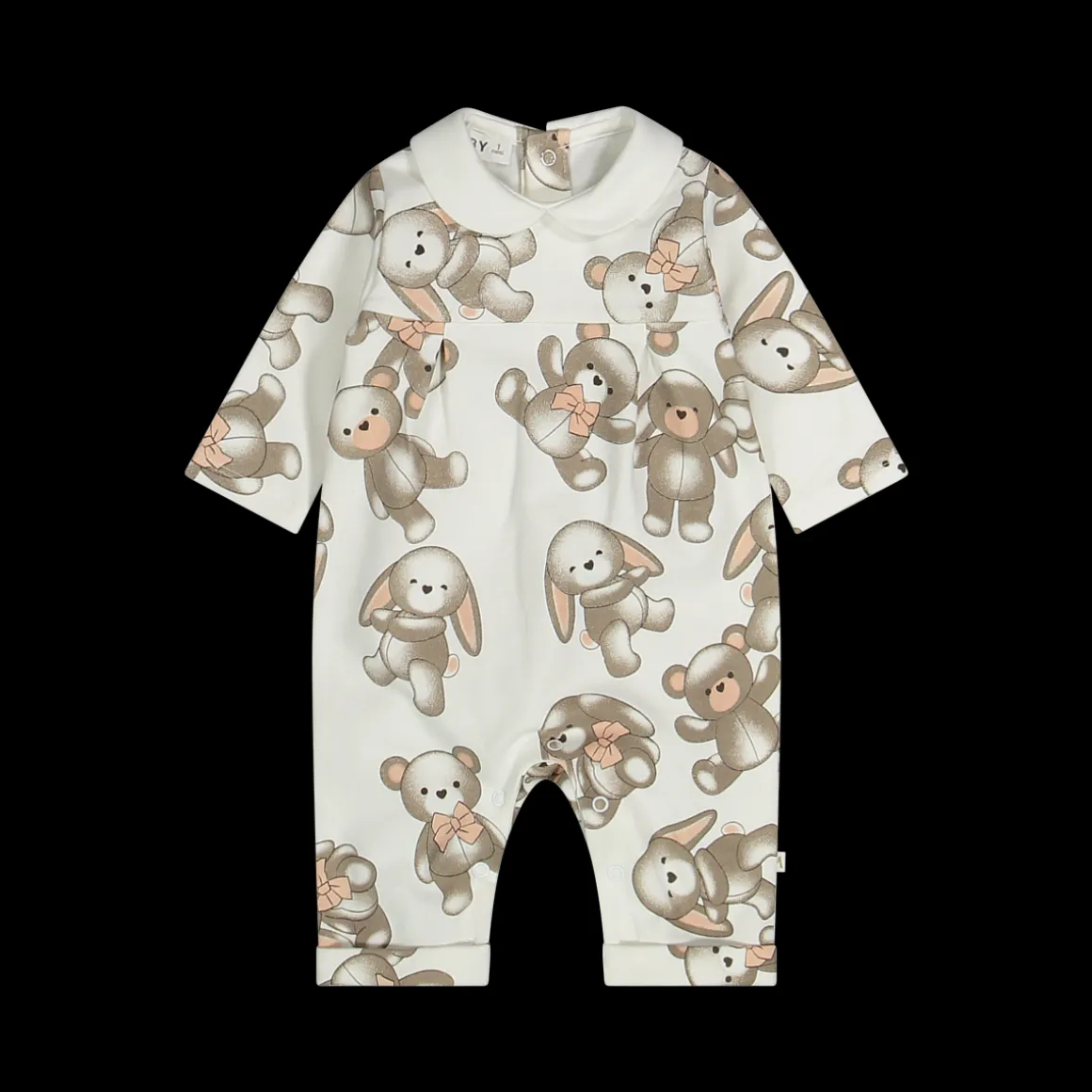Tutina con stampa allover per neonata