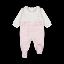 Tutina finta salopette da neonata