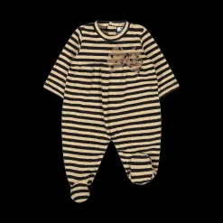 Tutina in cotone riciclato con piede