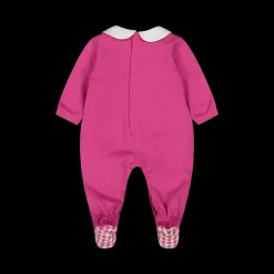 Tutina in jersey fucsia da neonata