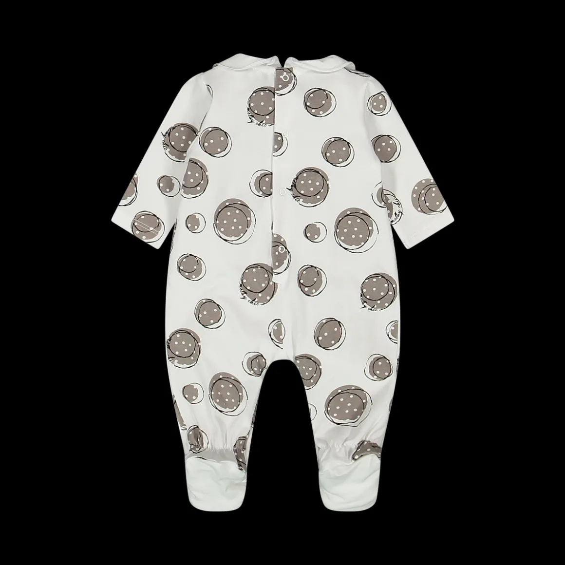 Tutina in jersey stampato da neonata