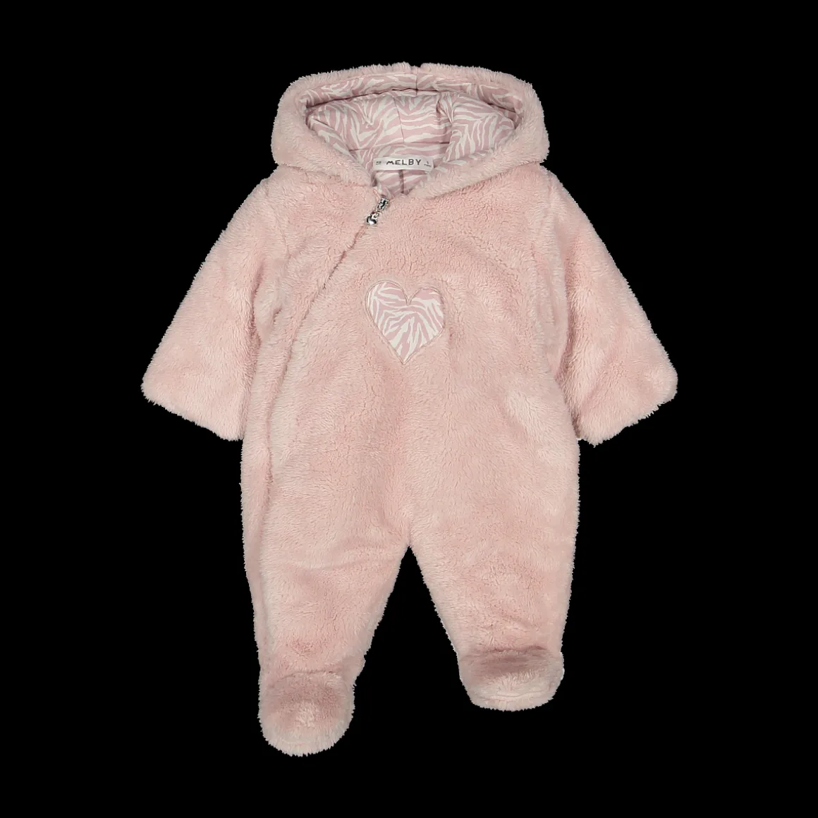 Tutina in pelliccetta imbottita e foderata neonata