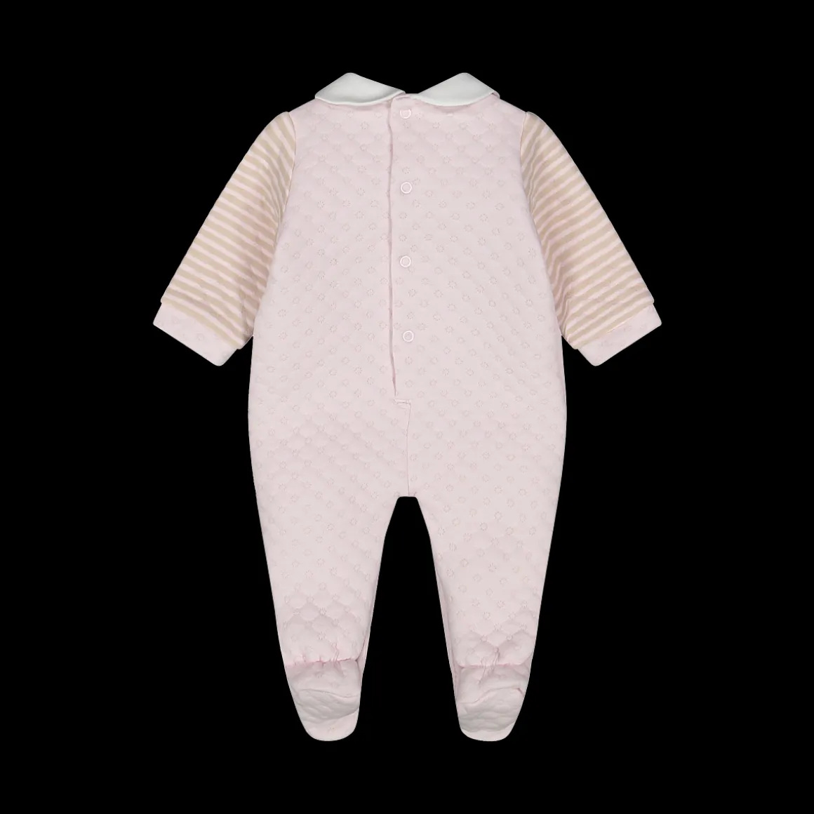 Tutina in tessuto doppiato da neonata.
