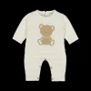 Tutina tricot con orsetto per neonato