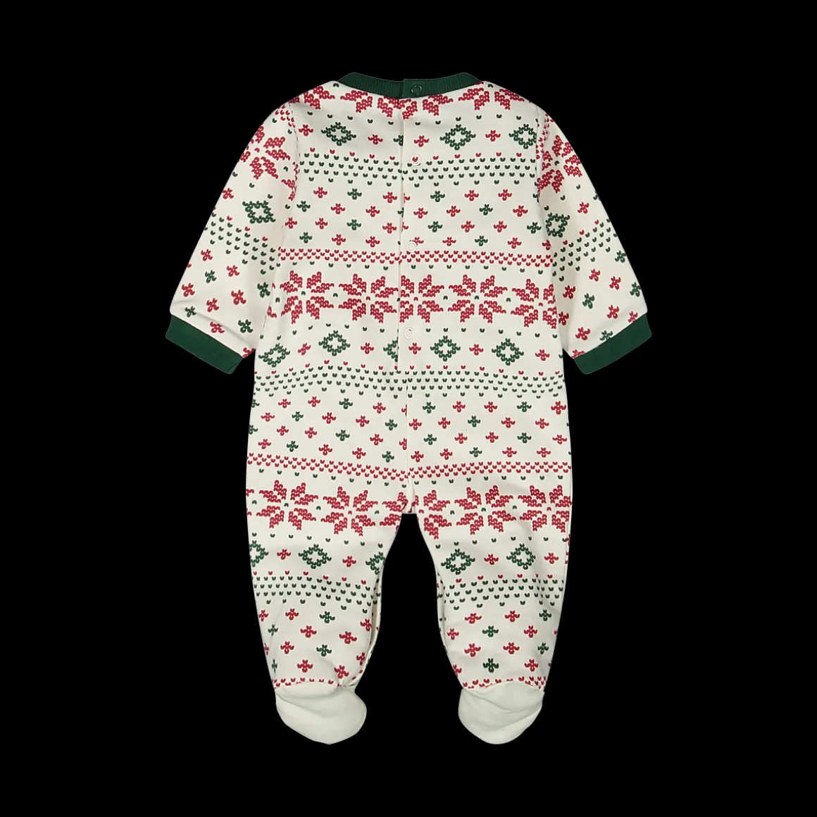 Tutina unisex con piede in felpa misto cotone elasticizzata