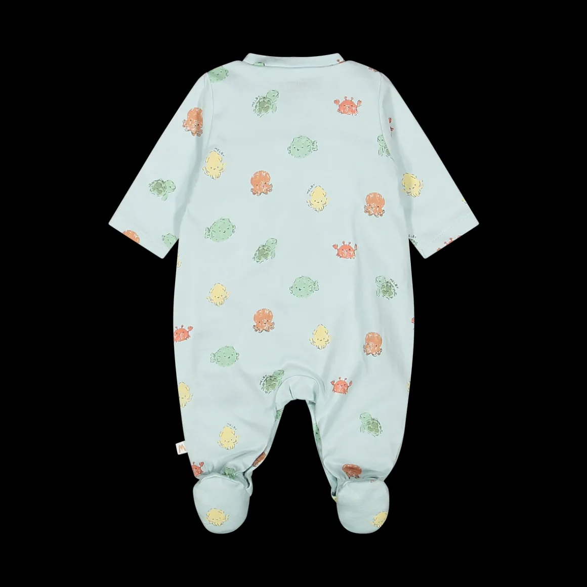 Tutina unisex in cotone bio con piede