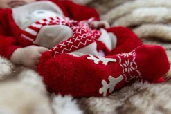 Tutina unisex natalizia in pelliccetta orsetto