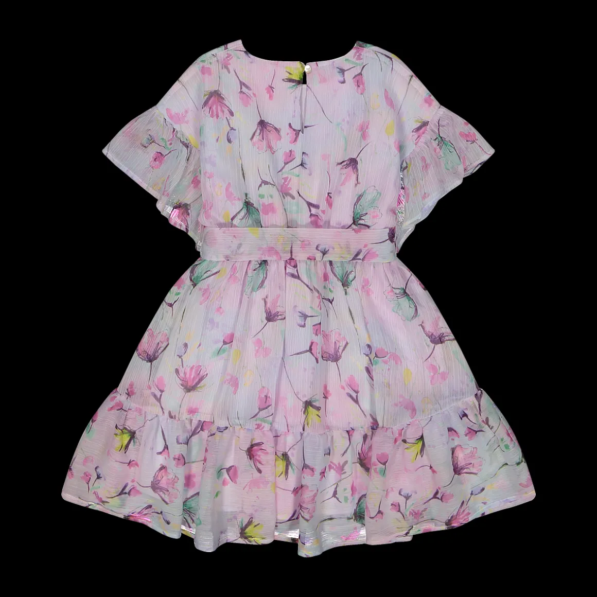 Vestito a fiori acquerellati per bambina