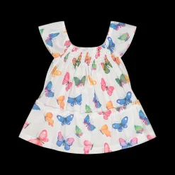 Vestito con farfalle per neonata