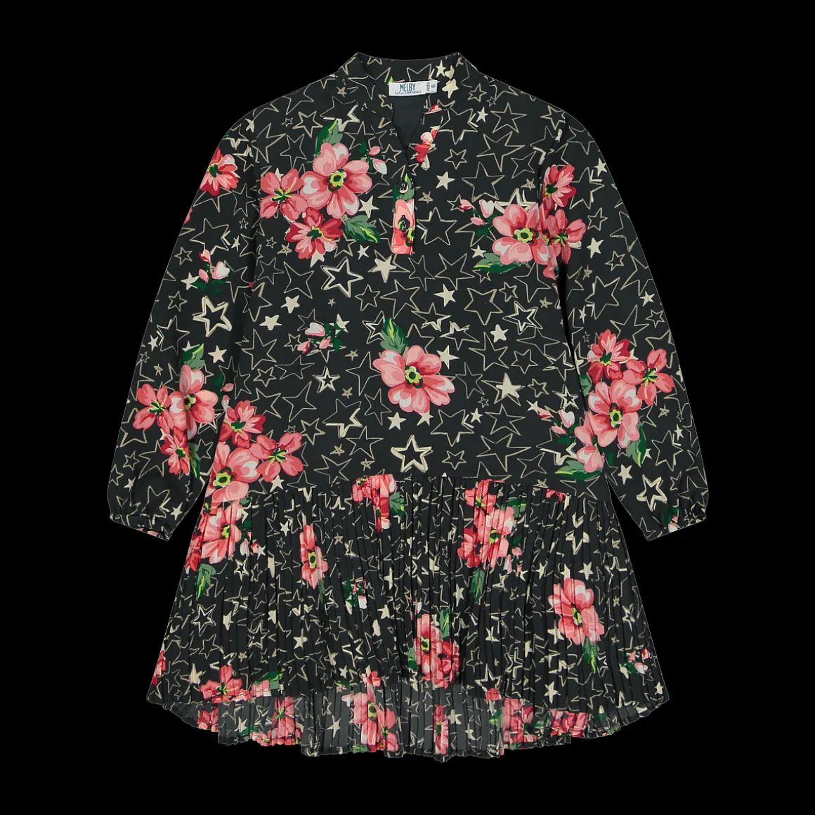 Vestito crepe floreale da bambina