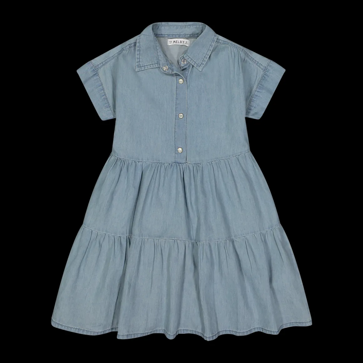 Vestito in chambray per bambina