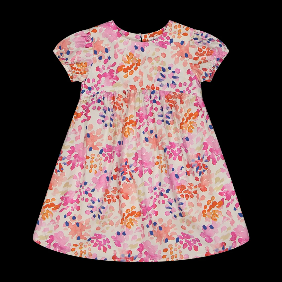 Vestito in popeline stampato per bambina