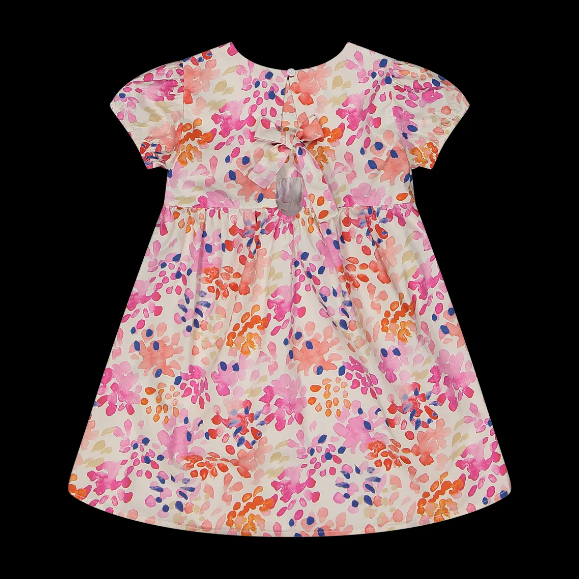 Vestito in popeline stampato per bambina