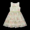 Vestito in tulle stampato per ragazza
