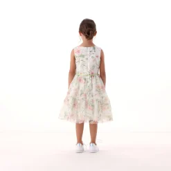 Vestito in tulle stampato per ragazza